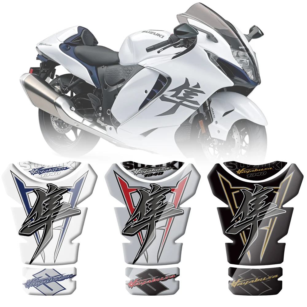

Для Suzuki Hayabusa GSX1300R GSX 1300R 1999-2022 мотоциклетная наклейка s топливный бак 3D резиновая наклейка Fishbone защитные наклейки