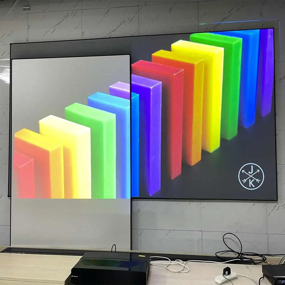 Экран проектора ALR 150-дюймовый фиксированный каркас 16:9 серый антисветовой экран