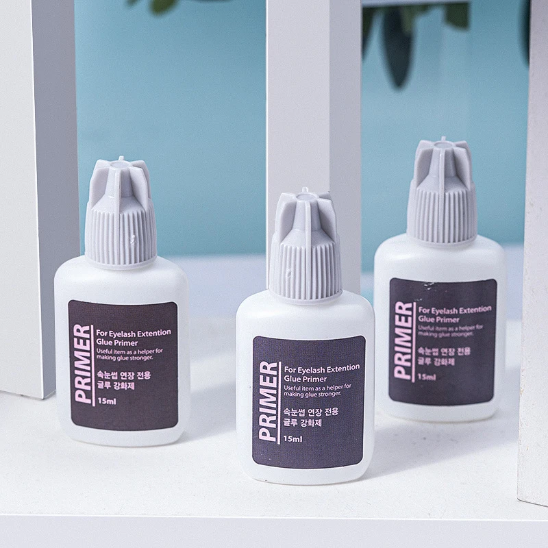 

Professional Primer for Eyelash Extensions Glue 15ML False Lash Extensions Adhesive Korea Makeup Tools Lash Extend Time Bonding