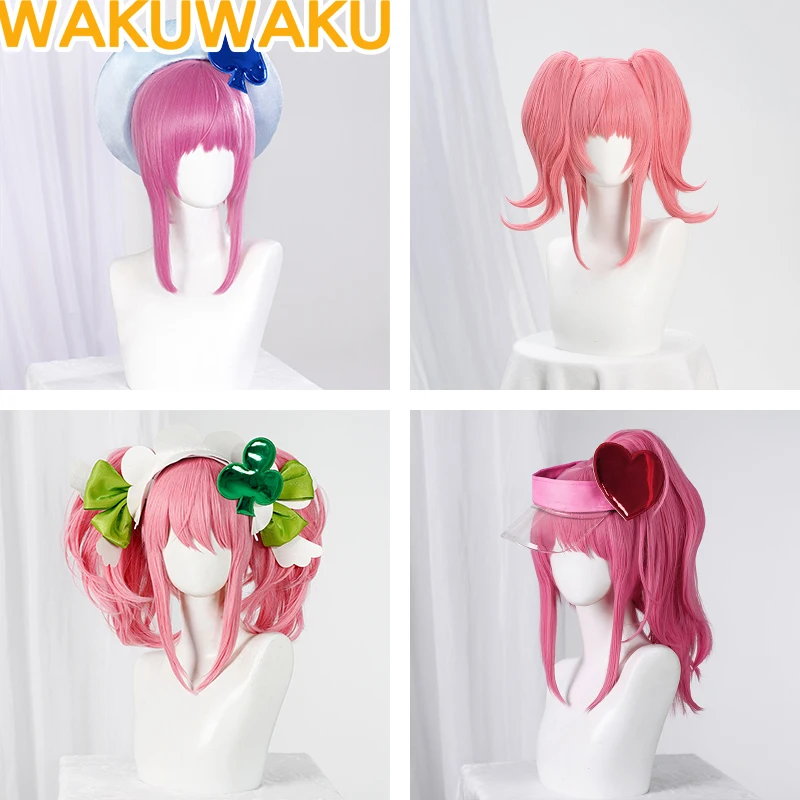 

PRE-SALE WakuWaku Anime Shugo Chara Cosplay Hinamori Amu Cosplay Wig Women Pink Wig Shugo Chara Hinamori Amu Ran / Miki /Suu/Dia