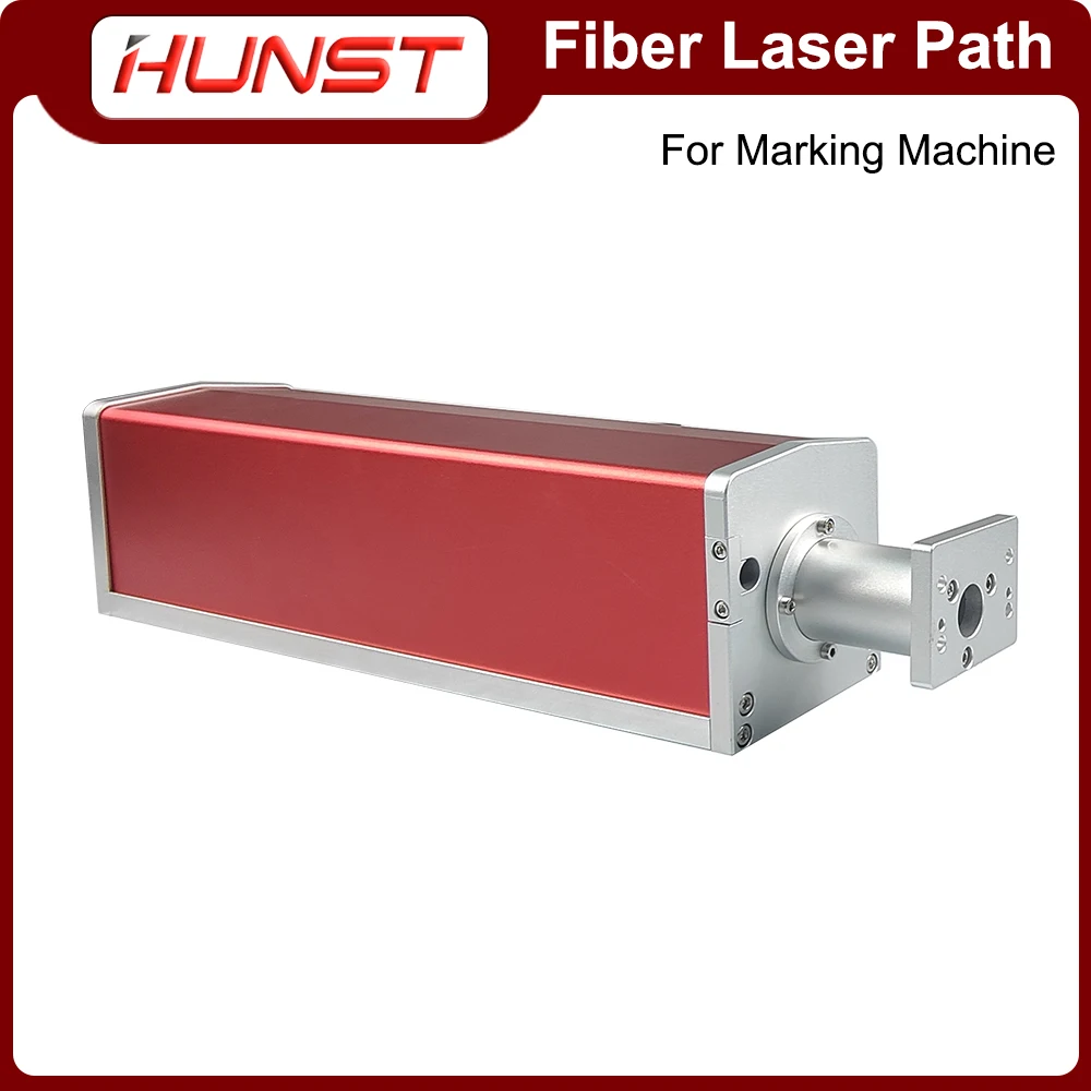 HUNST Fiber Laser Path Red Standard Fiber Laser Path Housing Rayucs MAX JPT Interface for Laser Marking Machine.