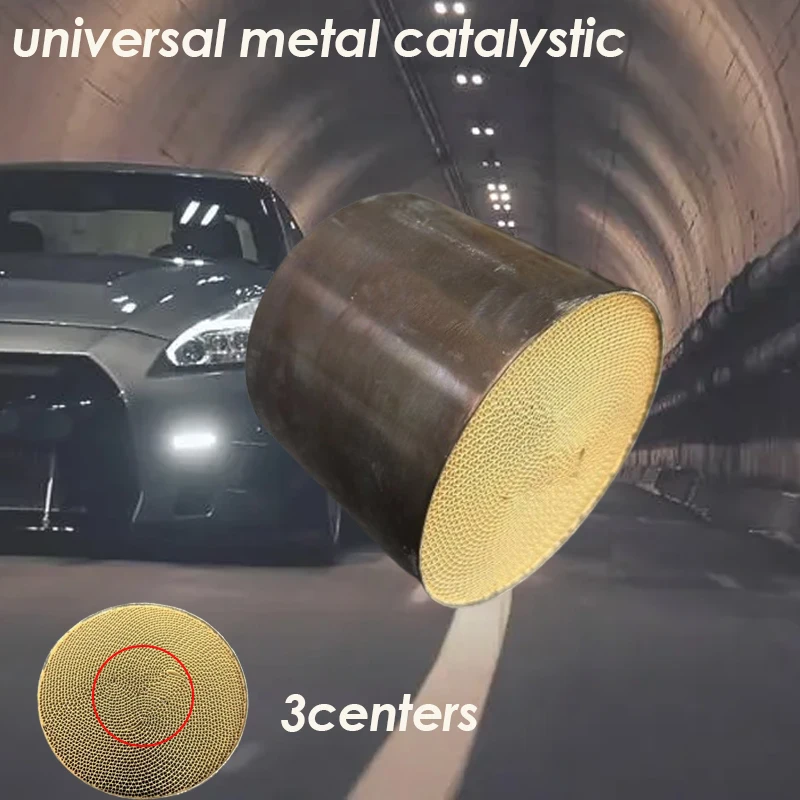 130-120 мм высокотемпературный и прочный 200 300 400 cpsi металлический нейтрализатор