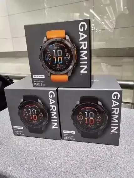 ТОПРОДАЖИ Часы Garmins-Fenix 8 AMOLED с сапфировым стеклом 51 мм GPS НОВЫЕ ПРОДАЖИ