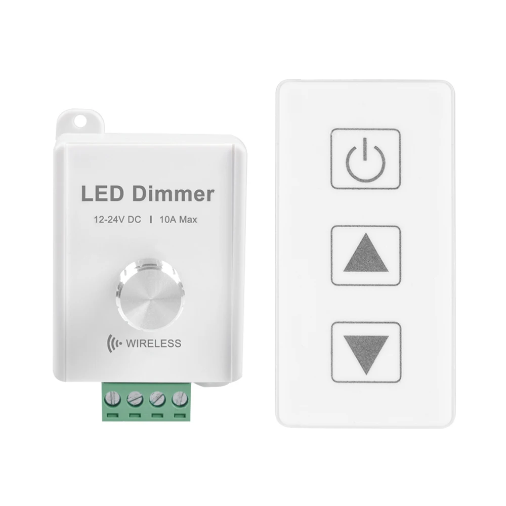 DC12V-24V 10A Wireless LED Strip Dimmer With Touch Remote For Single Color Led Strip