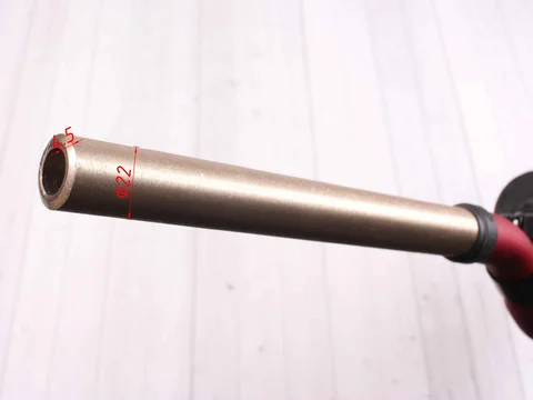 Руль алюминиевый 1-1/8 (28,6 мм) IGP "TWINWALL" красный