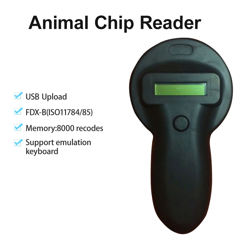 

RFID-устройство для считывания микрочипов животных, 134,2 кГц
