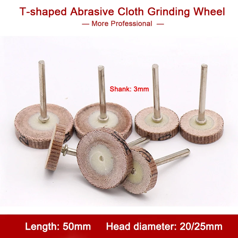 1 шт. Т-образная абразивная насадка с хвостовиком 3 мм 20/25 |