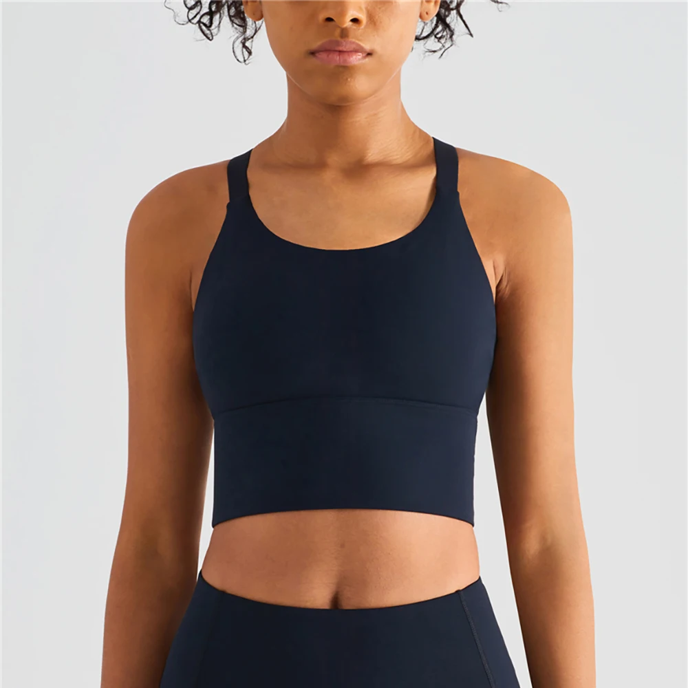 Vnazvnasi Sexy Tops Sports Yoga Bra Padded Fitness Top For Women Gym Sports Underwear Workout Crop Top Adjustable Women Clothing