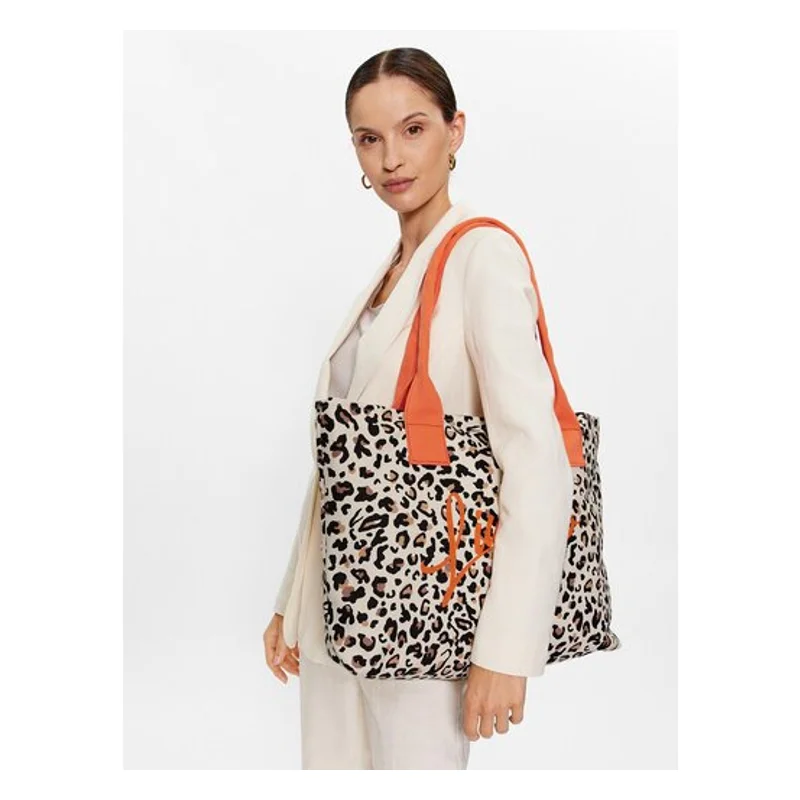 Сумка Liu Jo Shopping Canvas PrinVA3163 T5204 Brown Animalier 09B62 - Европейский дистрибьютор