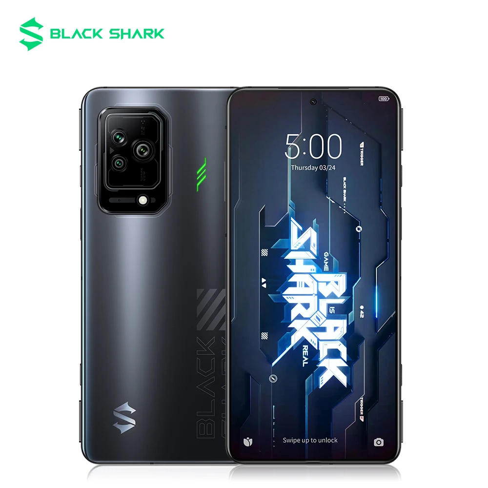 Black Shark 5 Global Version 5G Cellphone 120W Fast Charge 144Hz AMOLED Display Celular Magnetic Pop-up Triggers Gaming Phone