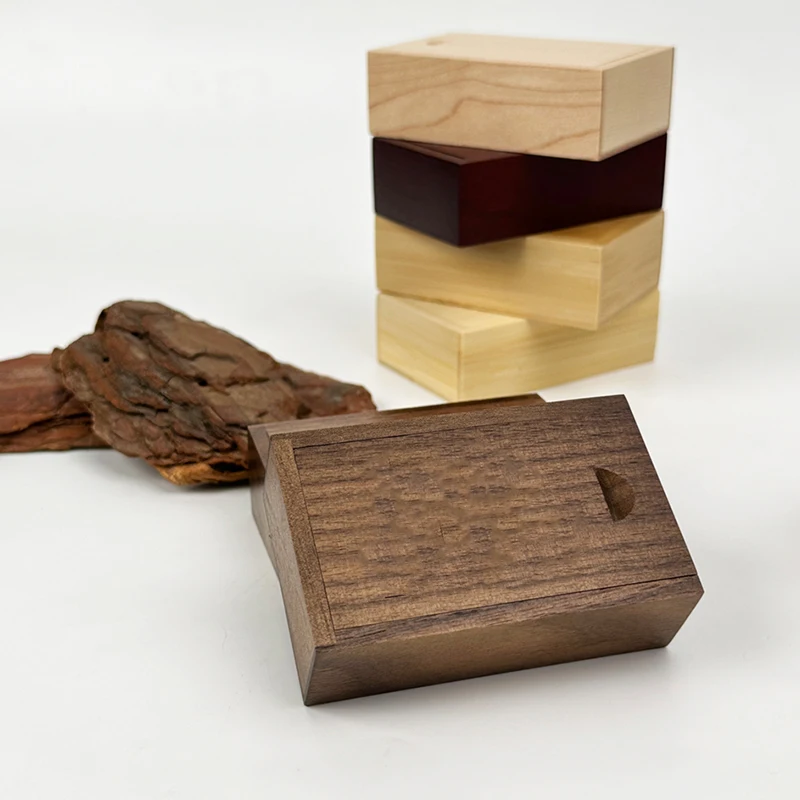 Коробка для хранения из цельного дерева 3 15x2x0 98 дюйма