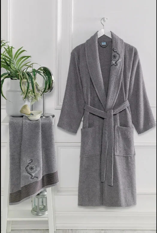 100% cotton towel Terry Robe lovers soft bathrobe men and women nightgown sleepwear male casual home Robe