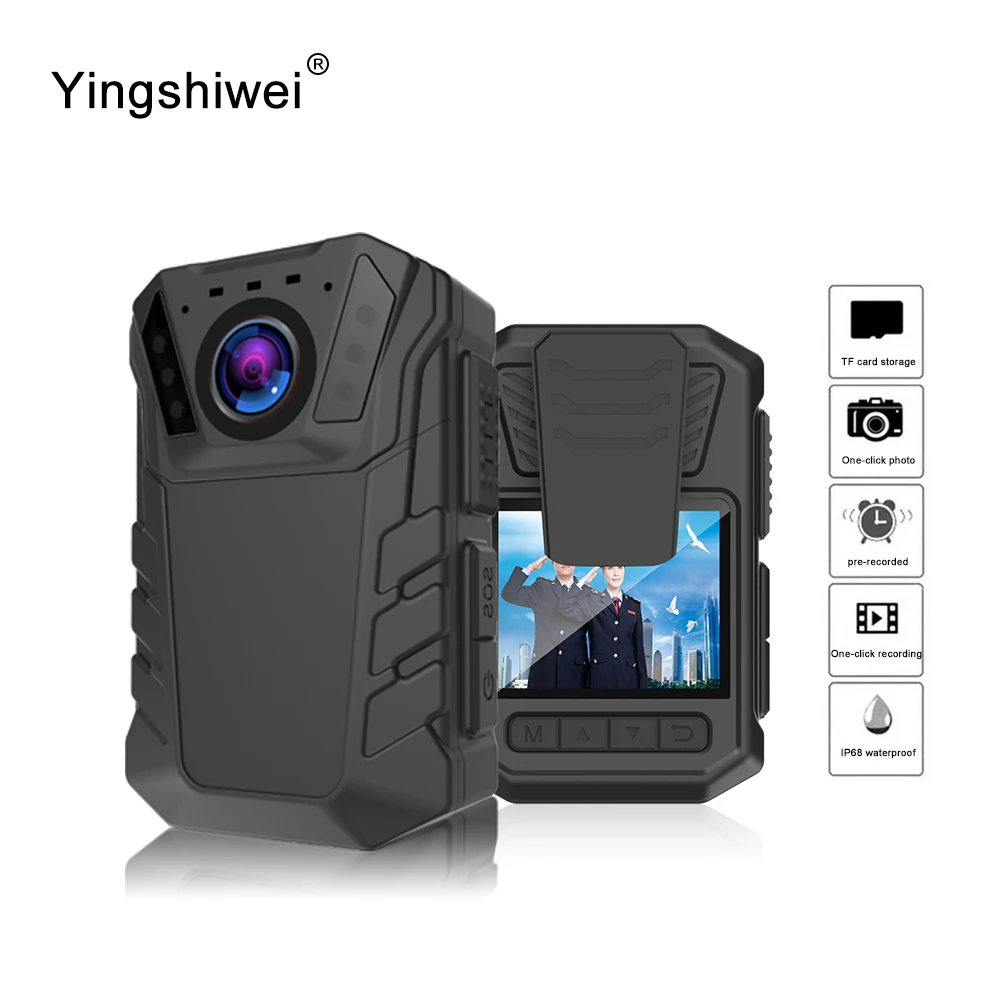 

Беспроводная нагрудная камера Yingshiwei DSJ-X5 4G WiFi GPS 2K HD 1440P