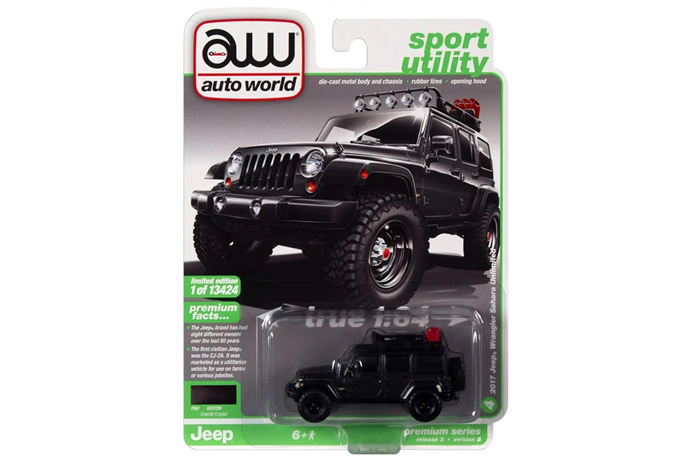 JEEP 2017 WRANGLER SHARARA UNLIMITED BLACK / ДЖИП РЭНГЛЕР САХАРА ЧЕРНЫЙ |