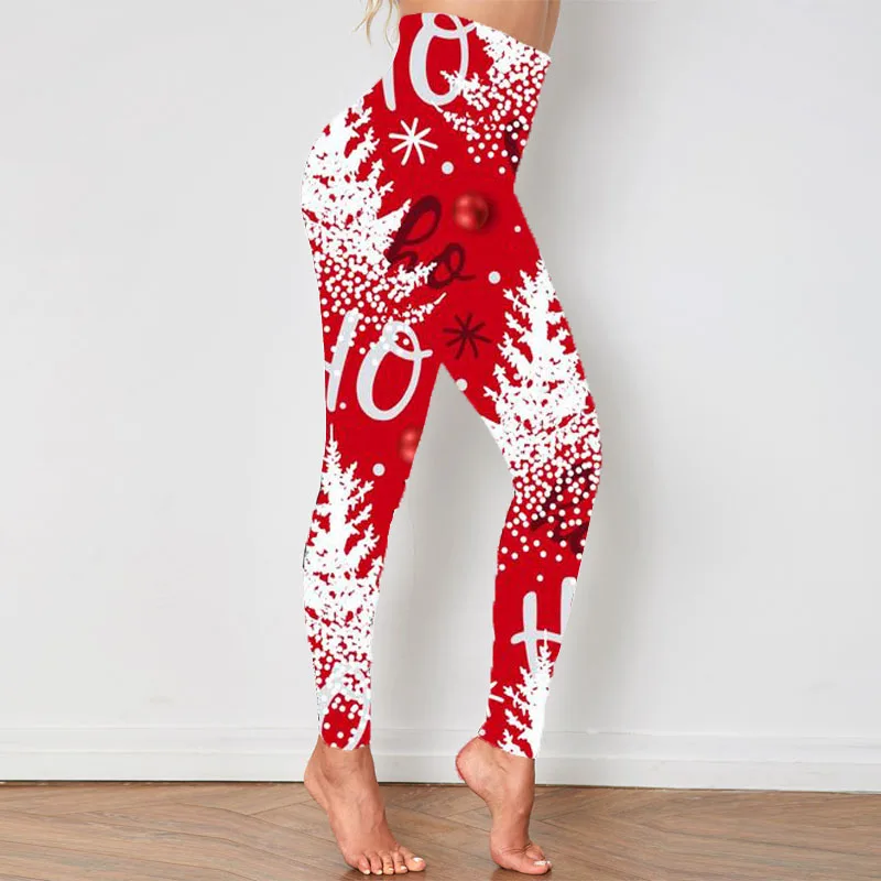 

Women's Leggings with Fun Christmas Holiday Patterns