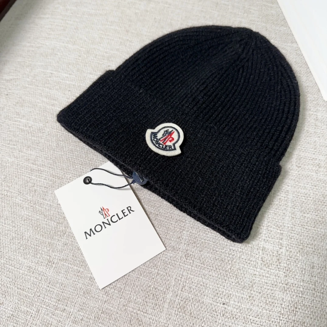 копия 1: 1 Вязаная Шапка MONCLER Новые Мужские И Женские Теплые Вязаные Зимние Шапки
