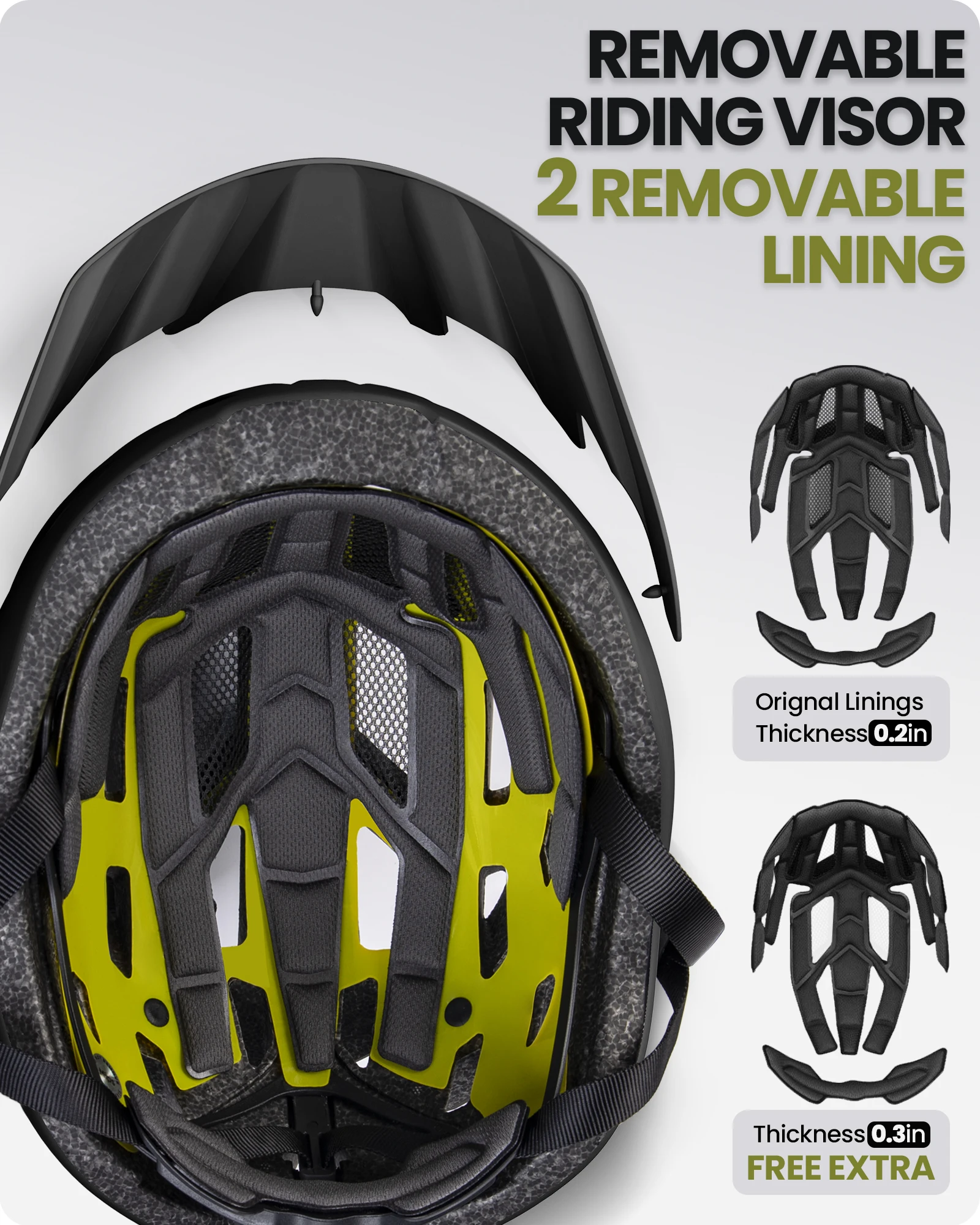 Фото Велосипедный шлем OutdoorMaster Gem MIPS с 2 съемными вкладышами, вентилируемый, для MTB и шоссейных велосипедов, регулируемый, безопасный велосипедный шлем №4