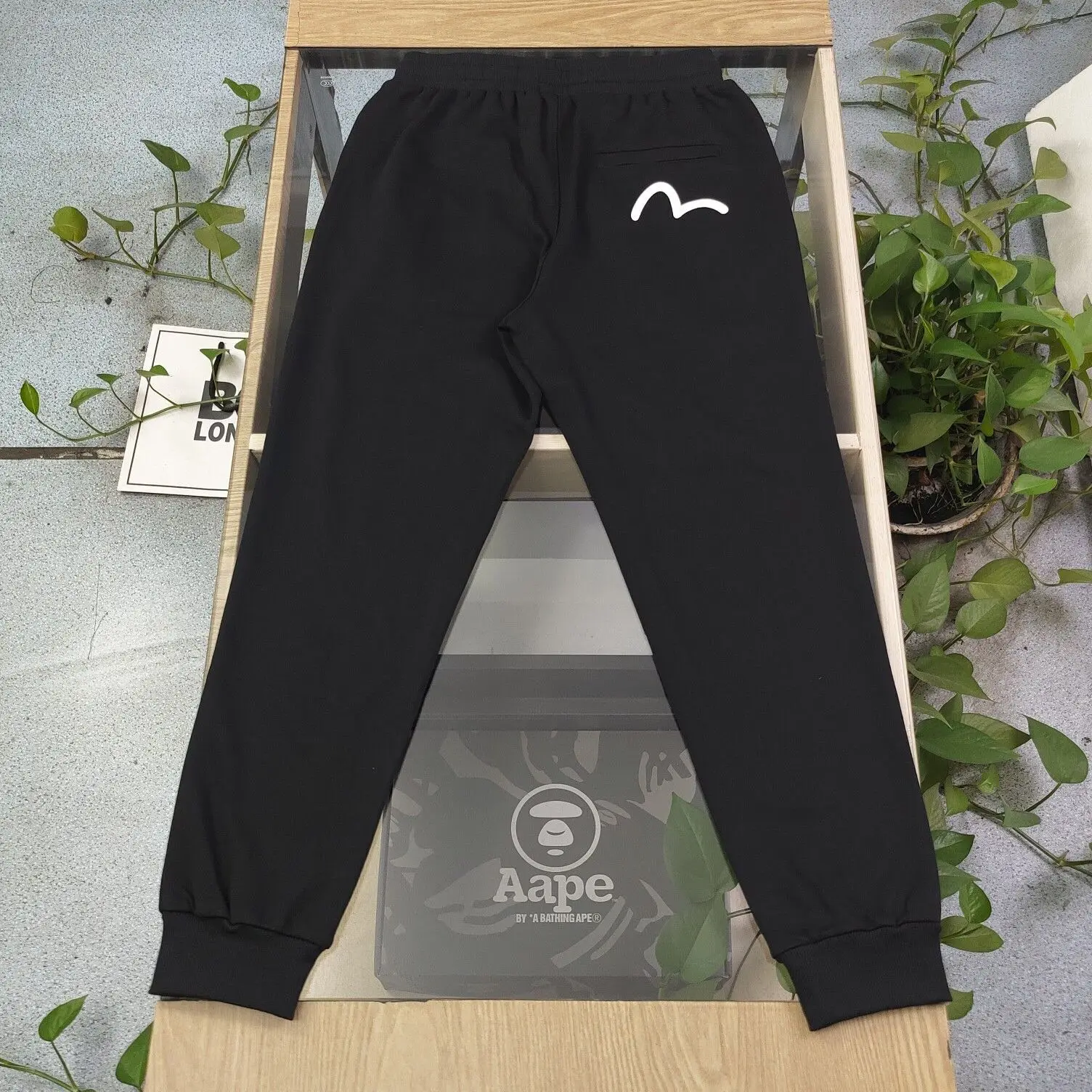 Спортивные Штаны Evisu Новые Осенне-зимние Большие M Граффити Повседневные