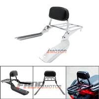 backrest sissy bar luggage rack cushion pad rear motorcycle bike for honda ctx700 ctx700x 2014 2018 black chrome silver