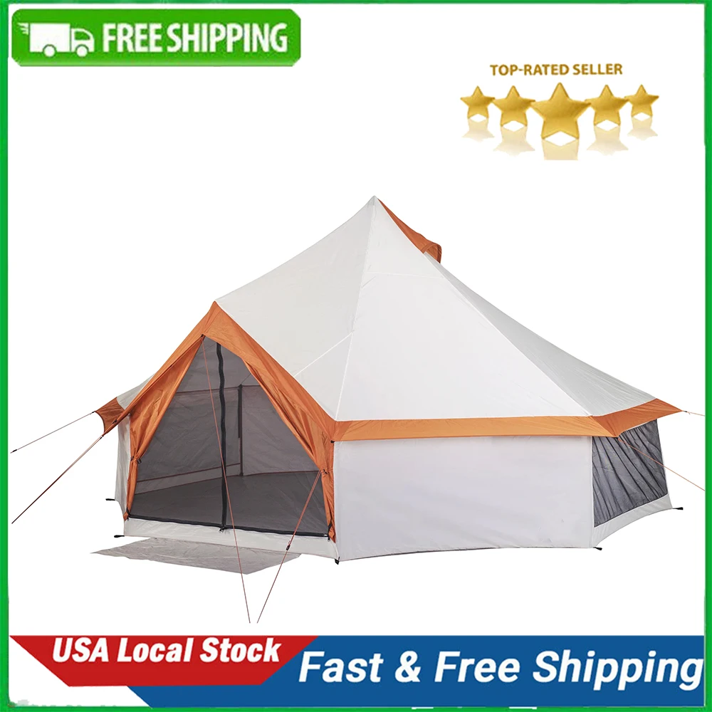

outdoors8 Person Family Yurt TentFamily Ultralight Portable Dampproof Camping Tents for Tourism