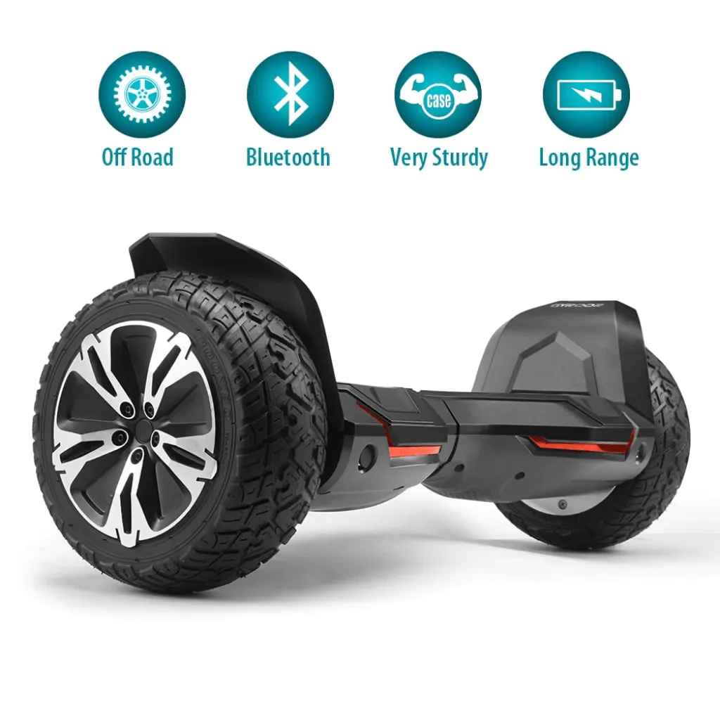 8.5 Inch All Terrain Off Road Hoverboard With Bluetooth Spea
