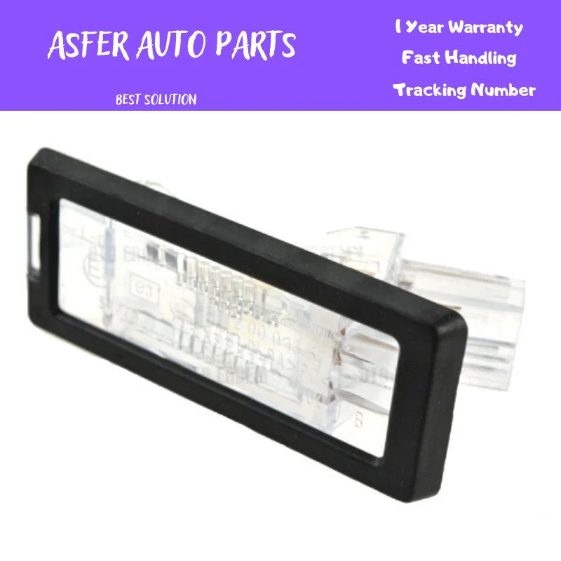 

License Plate Lamp Frame For Renault Megane 3 Fluence Scenic 2 Capture 2 Laguna 2 For Duster Logan MCV 2 Lodgy 8200013577