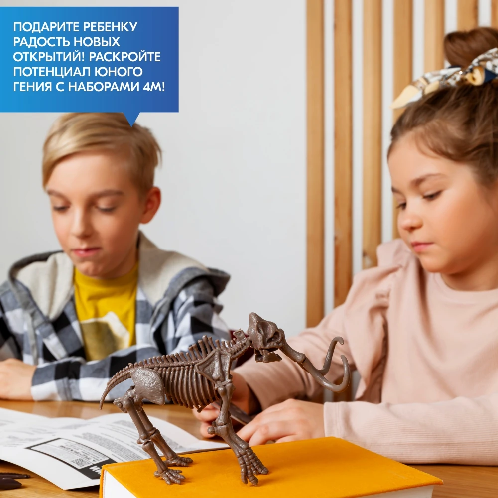 Набор 4M Раскопай скелет Мамонта | Денежные и банковские игрушки