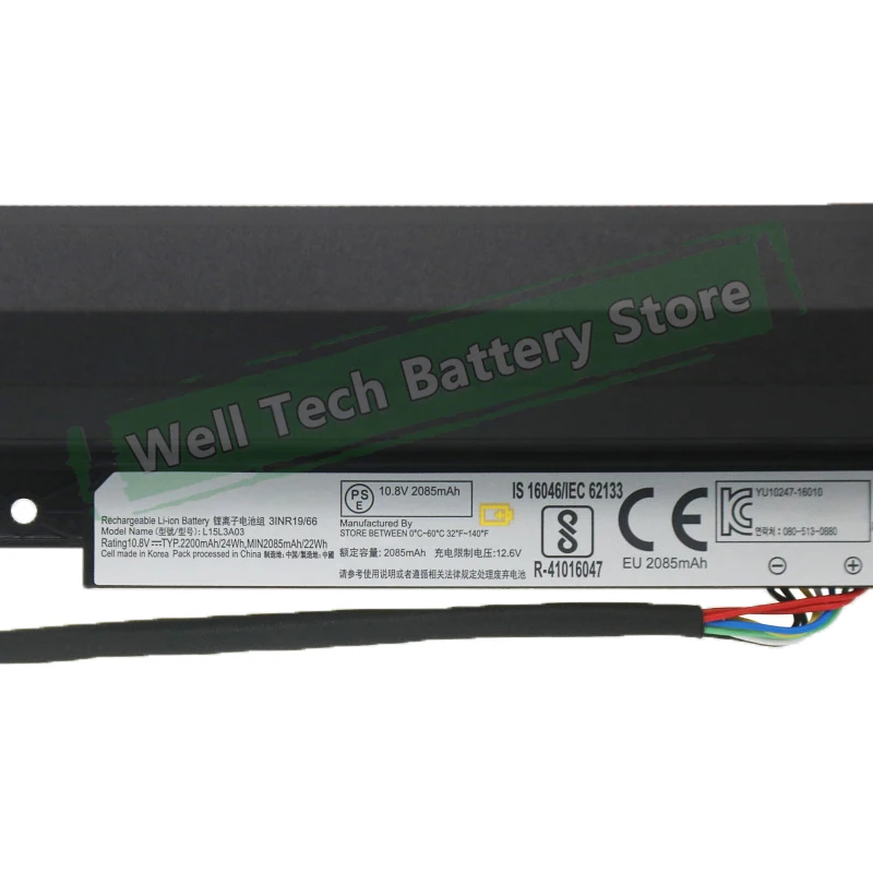3 ячеек L15S3A02 Аккумулятор для ноутбука Lenovo IdeaPad 110-14IBR 110-15IBR 110-15ACL 110-15AST