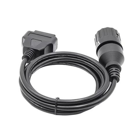 Адаптер 1 м для мотоциклов BMW, 10-контактный интерфейс ICOM D для BMW, 10-контактный на 16-контактный диагностический разъем OBD2, удлинитель OBDII для мотоциклов