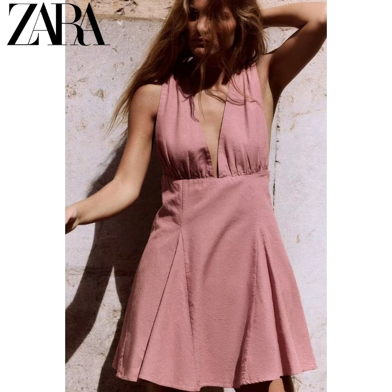 Платье Zara Женское платье в стиле бохо