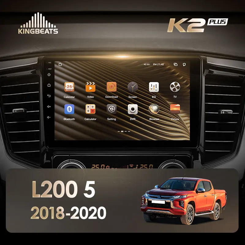 KingBeats штатное головное устройство For Mitsubishi L200 5 LHD RHD 2018 - 2020 автомагнитола на