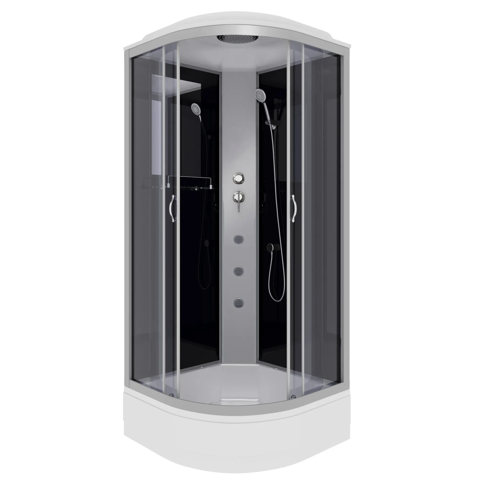 Душевая кабина Niagara NG-3502-14F 100х100 см с тонированными стеклами | Душевые кабины