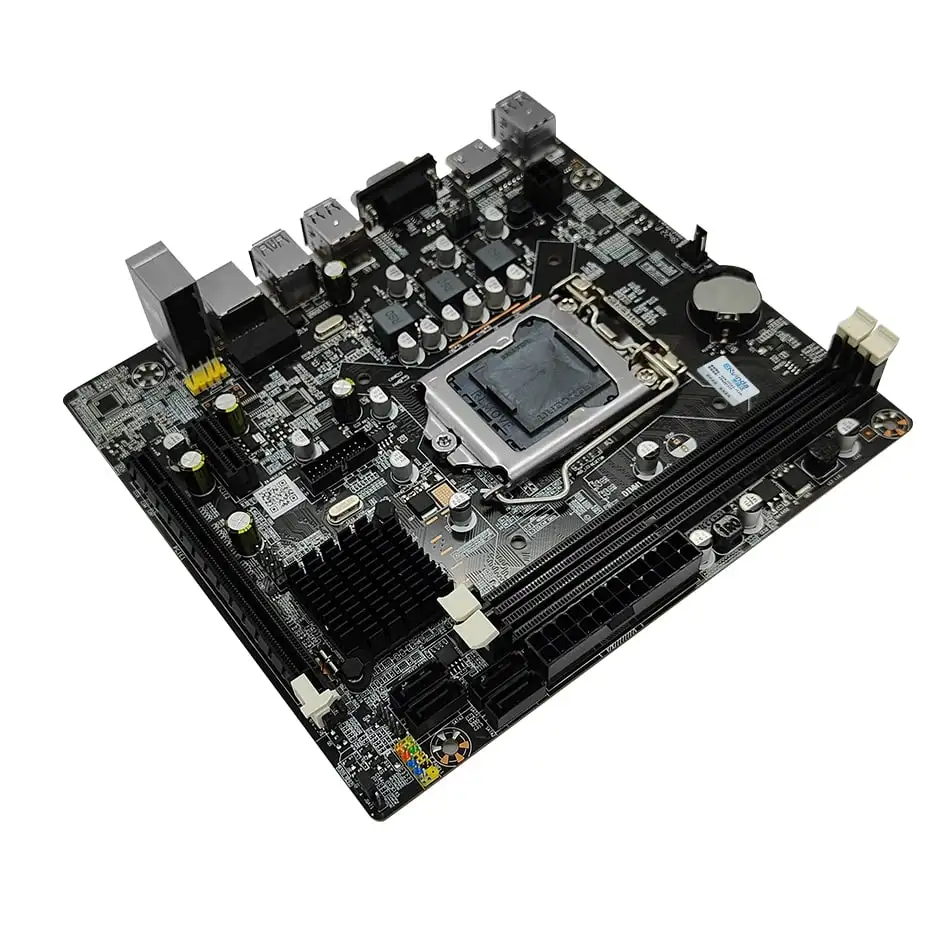Материнская плата H61 LGA 1155 DDR3 с двумя каналами памяти объемом до 16 Гб для процессоров Intel LGA1155 Core I3 I5 I7 Xeon компьютерной платформы.