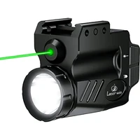 tactical gun light and green laser sight combo 650 lumens strobe weapon light with green laser for gun with 21mm picatinny rail