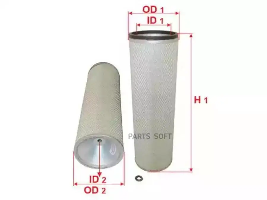 A-5630_фильтр воздушный! вставка H597/584 D185 d157.5  ISUZU,CATERPILLAR,HITACHI,KOMATSU