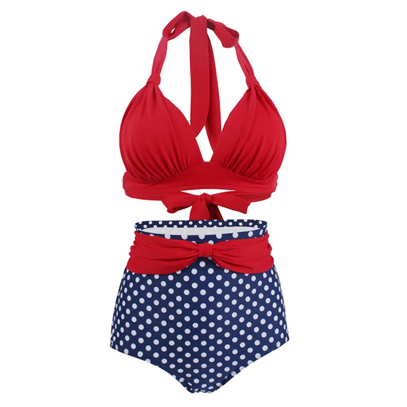 Женский летний комплект бикини из двух предметов женский купальный костюм