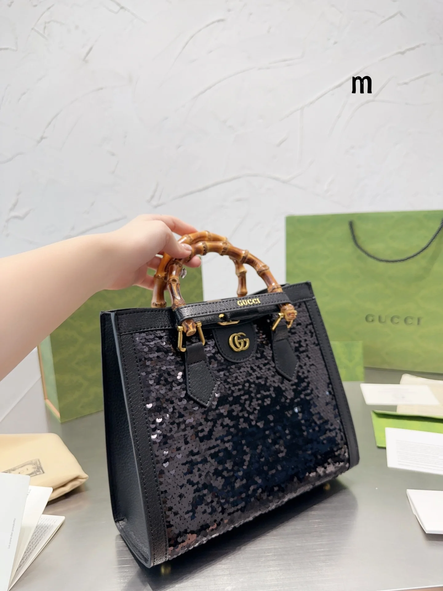 в стиле GUCCI новая женская сумка кошелек через плечо сумка-мессенджер подмышками