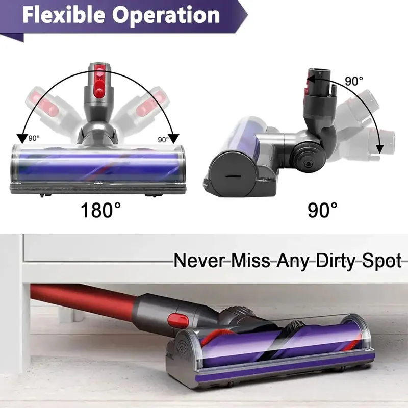 Насадка для пылесоса с щетиной Dyson V7 V8 V10 V11 V15