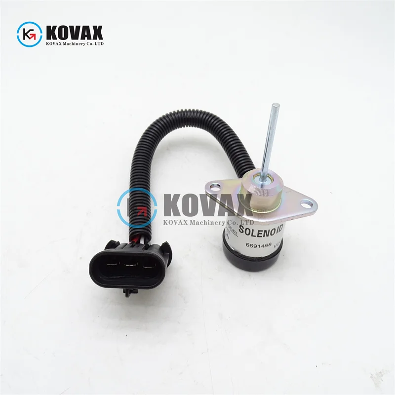 

12V S160 S185 S205 450 S510 T550 T590 T630 Fuel Stop Solenoid 6691498 6691313 7000769