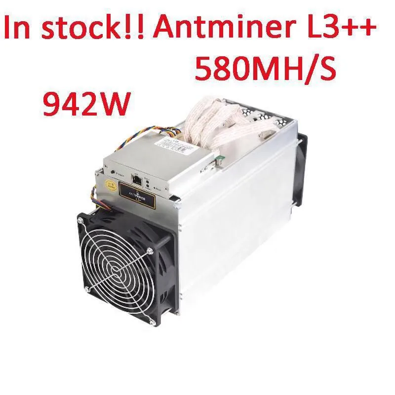 

Майнер для биткоинов JD Лидер продаж L3 + 504 м/с 1.6J/MH с блоком питания