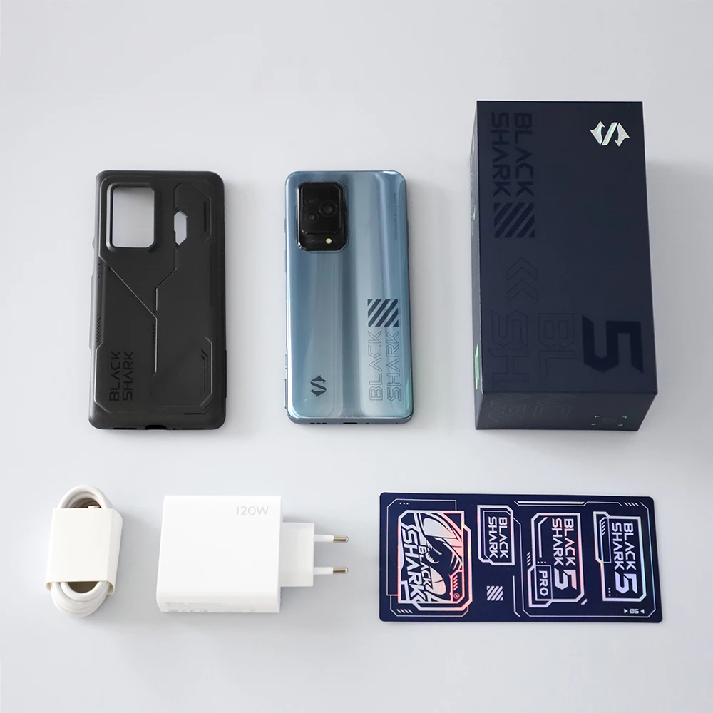 [World Premiere] Black Shark 5 In Stock Global Version 5G Cellphone 120W Fast Charge 144Hz Celular Magnetic Pop-up Triggers