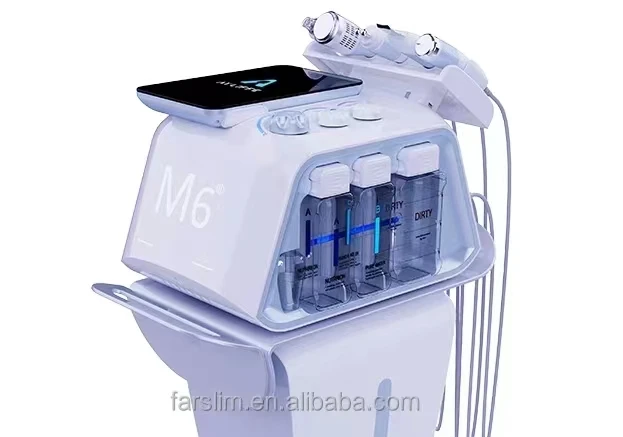 2023 портативный M6 2th 6 в 1 водный маленький пузырь для дермабразии уход за кожей