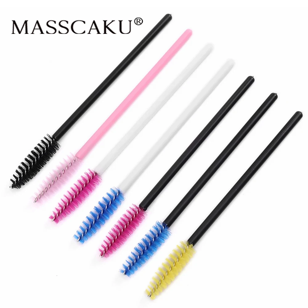 

MASSCAKU Mascara Wands Eyelash Extension Tools Applicator Cleansing Brushes Wholesale Disposable Mascara Wand Brushes