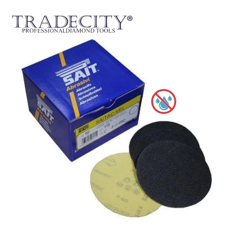 Шлифдиск VELCRO SAIT (Велкро Сайт) D115 мм Фракция №40-100 |