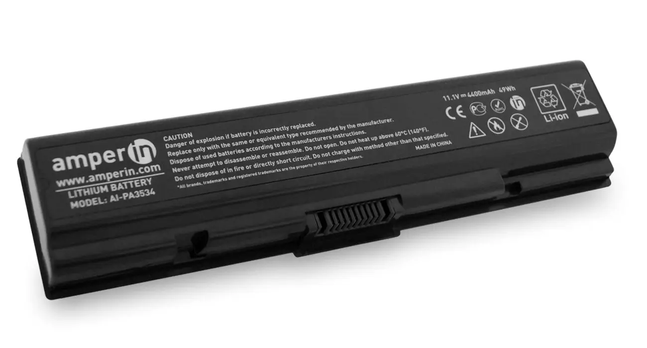 Аккумулятор Amperin для Toshiba Satellite L450 11.1V (4400mAh)