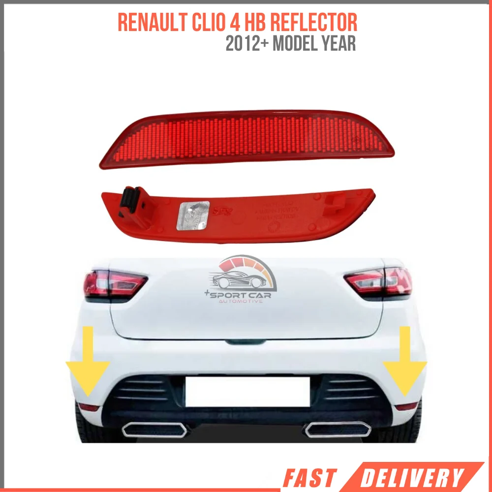 

Для Renault Clio 4 HB 2012 задний отражатель правый левый Высокое качество Быстрая доставка Oem 265605789R 265659650r-бесплатная доставка