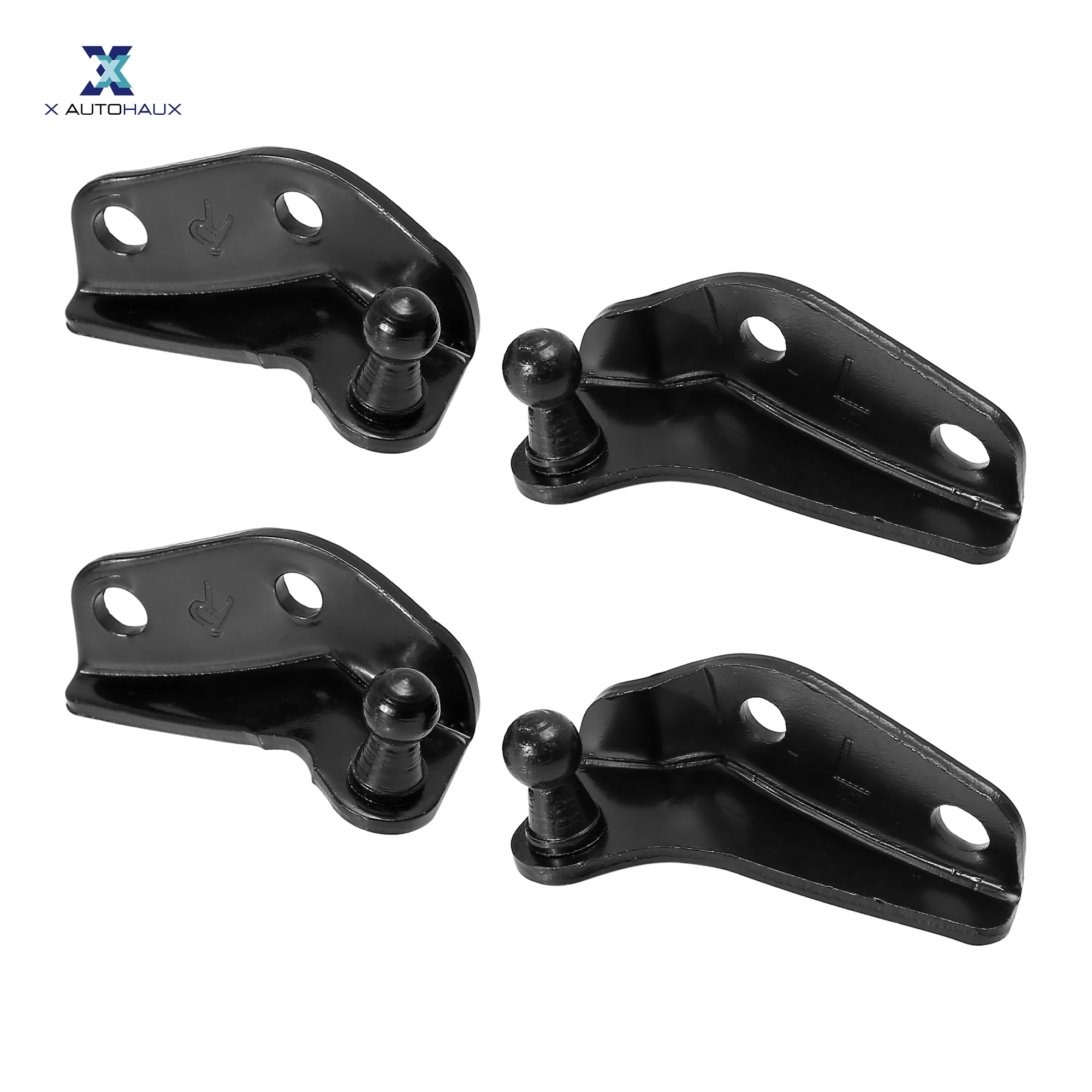 

2 пары автомобильных шариковых гвоздиков Autohaux 10 мм, черные амортизирующие кронштейны для газовых стойки, амортизирующий кронштейн 62X27X21 мм