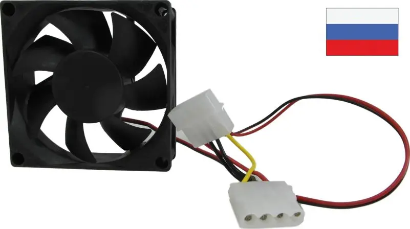 Вентилятор 90x90 мм 12V (на подшипнике) разъем MOLEX |