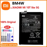 100 original xiaomi high qulity 4820mah bm4w replacement battery for xiao mi 10t lite 5g batteries bateria free tools kits