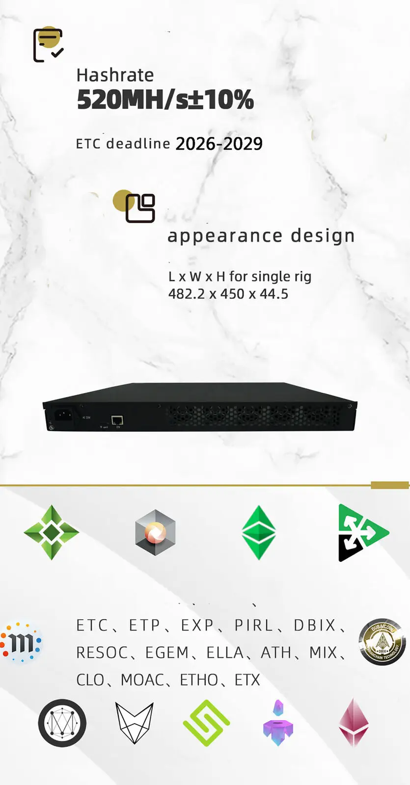 

Купите 3 и получите 2 бесплатно Jasminer -1U Miner 520mh/s 240 Вт, низкая мощность 99%, новая гарантия 180 дней